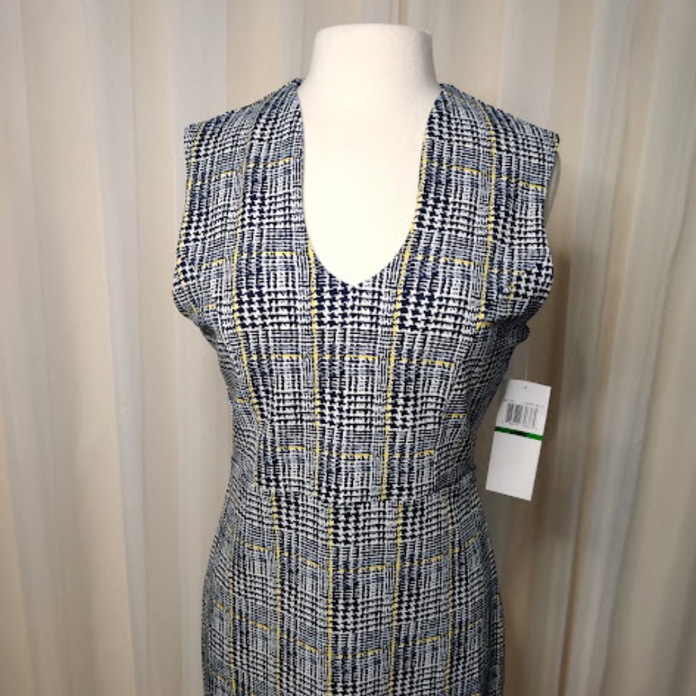 NWT Nina Leonard Sheath Midi dress sz Large